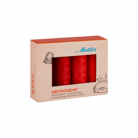 KIT - 4 SPOOLS - METROSENE 100(9161 - 150M) RED