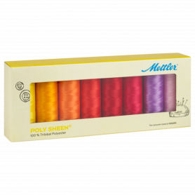 KIT - 8 SPOOLS - POLY SHEEN NO. 40(3406 - 200M) FLORAL