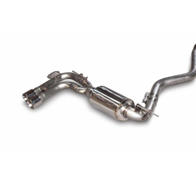 AWE BMW F3X 28i / 30i Touring Edition Axle-Back Exhaust Single Side - 80mm Silver Tips