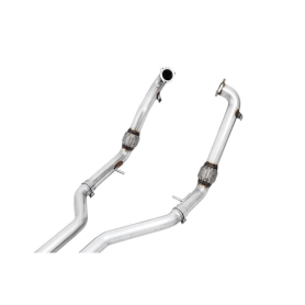 AWE Audi B9 S4 Track Edition Exhaust - Non-Resonated (Silver 102mm Tips)