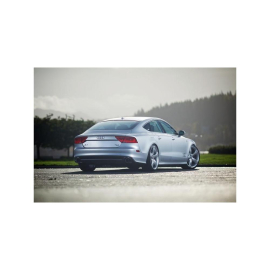 AWE Audi C7 A7 3.0T Touring Edition Exhaust - Dual Outlet Chrome Silver Tips