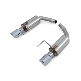 AWE S550 Mustang EcoBoost Axle-back Exhaust - Touring Edition (Chrome Silver Tips)