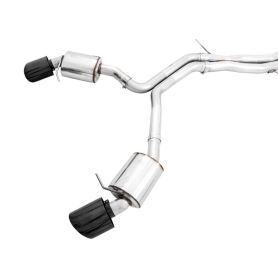 AWE Audi B9 RS 5 Sportback Touring Edition Exhaust-Resonated- Diamond Black RS Style Tips