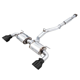 AWE Subaru BRZ / Toyota GR86 / Toyota 86 Touring Edition Cat-Back Exhaust- Diamond Black Tips