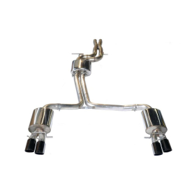 AWE Audi B8 S5 4.2L Touring Edition Exhaust System - Diamond Black Tips