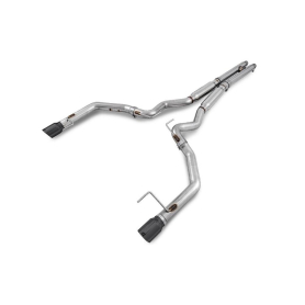 AWE S550 Mustang GT Cat-back Exhaust - Track Edition (Diamond Black Tips)
