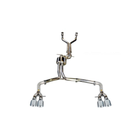 AWE Audi C7 / C7.5 S6 4.0T Track Edition Exhaust - Chrome Silver Tips