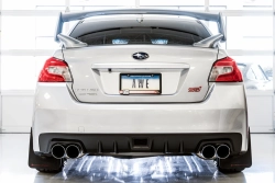 AWE Subaru WRX/STI VA/GV Sedan Track Edition Exhaust - Chrome Silver Tips (102mm)