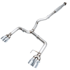 AWE Subaru WRX/STI VA/GV Sedan Track Edition Exhaust - Chrome Silver Tips (102mm)