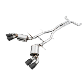 AWE 16-19 Chevy Camaro SS Non-Res Cat-Back Exhaust -Touring Edition (Quad Diamond Black Tips)