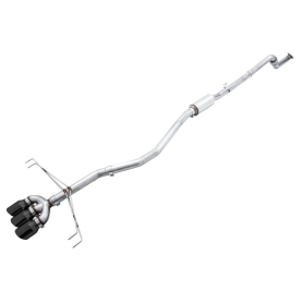 AWE 2017+ Honda Civic Type R Track Edition Exhaust w/Front Pipe & Triple Diamond Black Tips