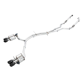 AWE Audi B9 S5 Coupe SwitchPath Exhaust w/ Black Diamond Tips (102mm)