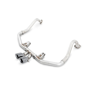 AWE Track Edition Exhaust for Porsche 718 Boxster / Cayman - Chrome Silver Tips