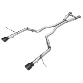 AWE Track Edition Exhaust for Dodge Durango 6.4 / 6.2 SC - Diamond Black Tips