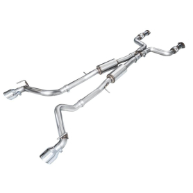 AWE Track Edition Exhaust for Nissan Z - Chrome Silver Tips
