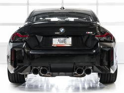 AWE Track Edition Exhaust for BMW G87 M2 - Chrome Silver Tips