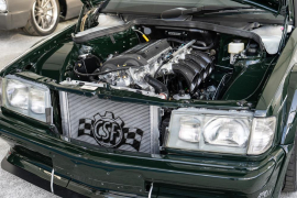 CSF Mercedes 190E 2.3-16/2.5-16 Aluminum High-Performance Radiator - Raw Billet