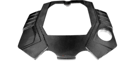Eventuri Audi C8 RS6 RS7 Black Carbon Engine Cover Matte