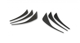 Ferrari 488 Spider/GTB | Diffusor Fins - Visible Carbon