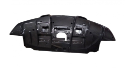 Ferrari F8 Tributo/Spider | Diffusor (for Cars without Rearview Camera) - Visible Ferrari Carbon