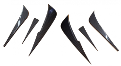 Ferrari F8 Tributo/Spider | Diffusor-Fins - Visible Ferrari Carbon