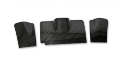 Ferrari 488 Spider/GTB | Cover For Rear Diffusor Air-Opening (3 Parts) - Visible Ferrari Carbon