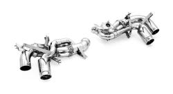 Ferrari Purosangue | Novitec Power Optimised Exhaust System Race with Flap-Regulation - Gold-Plated Inconel