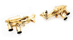 Ferrari Purosangue | Novitec Power Optimised Exhaust System With Flap-Regulation - Gold-Plated Inconel