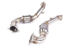 Redstar HJS HD 200CPSI 121mm Downpipes - Audi C7 S6 S7 RS7 RS6 / D4 S8 A8 4.0