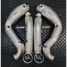 Redstar Catless Downpipes - Mercedes C63 (facelift) W205