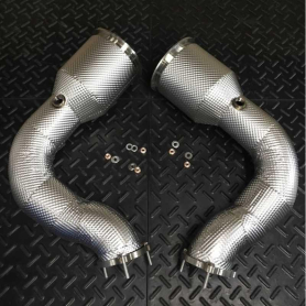 Redstar GESI GEN2 UHO+ 400CPSI 5" Downpipes - Porsche Cayenne S