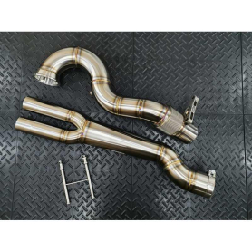 Redstar Catless Heat Shielded Downpipes - Audi RS3 8V2 / TTRS 8S Facelift
