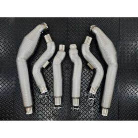 Redstar Catless Downpipes - Mercedes E63 W212 / CLS63 C218 RWD