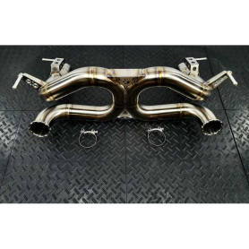 Redstar Stainless Steel Heat Shielded Race-X Exhaust - Ferrari 488