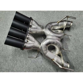 Redstar Inconel 3" Heat Shielded Exhaust - Mclaren 765LT (Reuse OE Tips)