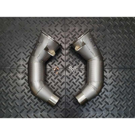 Redstar Inconel Competition Pipes - OPF Porsche 911 Turbo 992