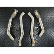 Redstar Front Resonator Delete - Audi C8 A6 A7 S6 S7