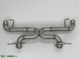 VelocityAP Aston Martin XPipe Rear Muffler Delete DB9, DBS, Virage, Vanquish