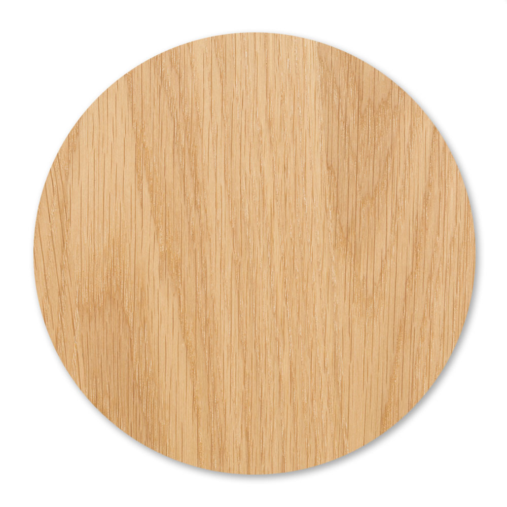 Round cutting board with half wood and half marble design