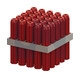 6x35 WALL PLUG RED (8-9G SCREW)