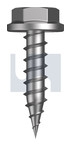 #10-12x20 NEEDLE PT SDS FLANGED HEX CL4 IRONSTONE