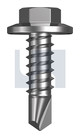 #14-14x22 METAL SDS 5/16A FLANGED HEX CL3