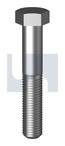 M14x35 METRIC FINE TRACK BOLT HEX PLAIN