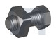M12x30 TRAILER ADJUSTER BOLT ASSEMBLY HDG
