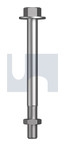M16x180 HEX WASHER HEAD POLE STEP STEE HDG