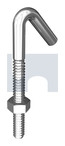 1/4x2 BSW HOOK BOLT KIT Z/P