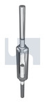 M10x150 TURNBUCKLE PLAIN STUB END HDG
