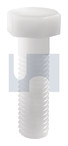 1/4x 1-1/4 UNC HEX BOLT NYLON