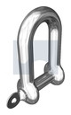 M8x32 SHACKLE D STANDARD Gr316