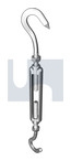 M16x250 TURNBUCKLE HOOK+HOOK Gr316